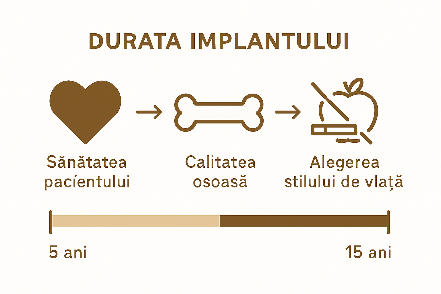 Main factors influencing dental implant duration