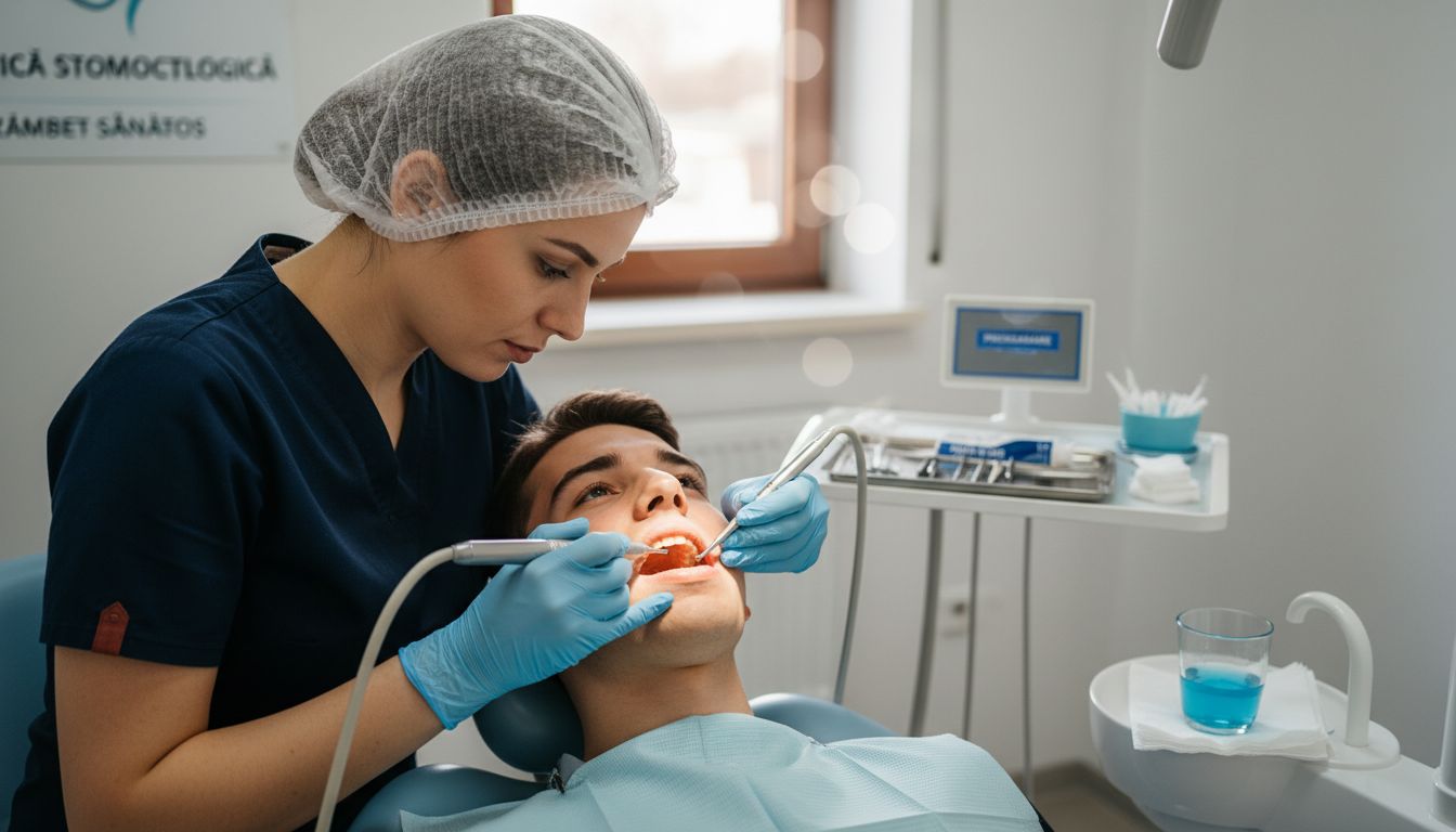 Igienizarea dinților înainte de aplicarea aparatului dentar