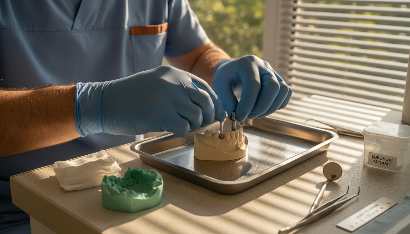 Montarea implantului dentar în cabinetul stomatologic