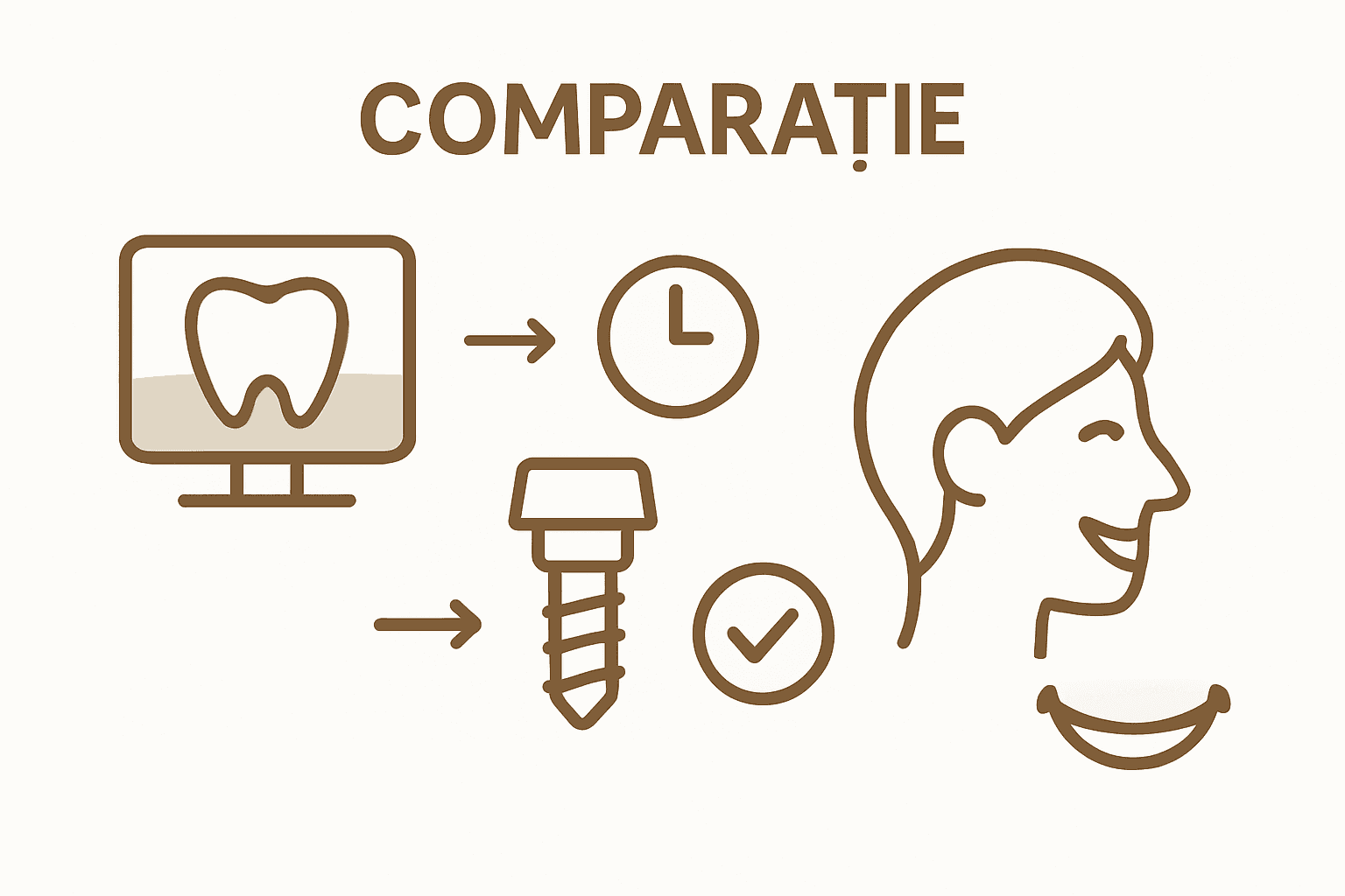 Infografic: Avantajele implanturilor dentare moderne