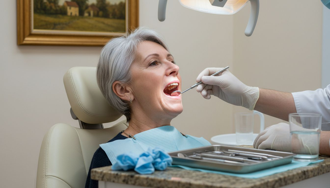 Evaluarea sănătății gingiilor înainte de inserarea unui implant dentar