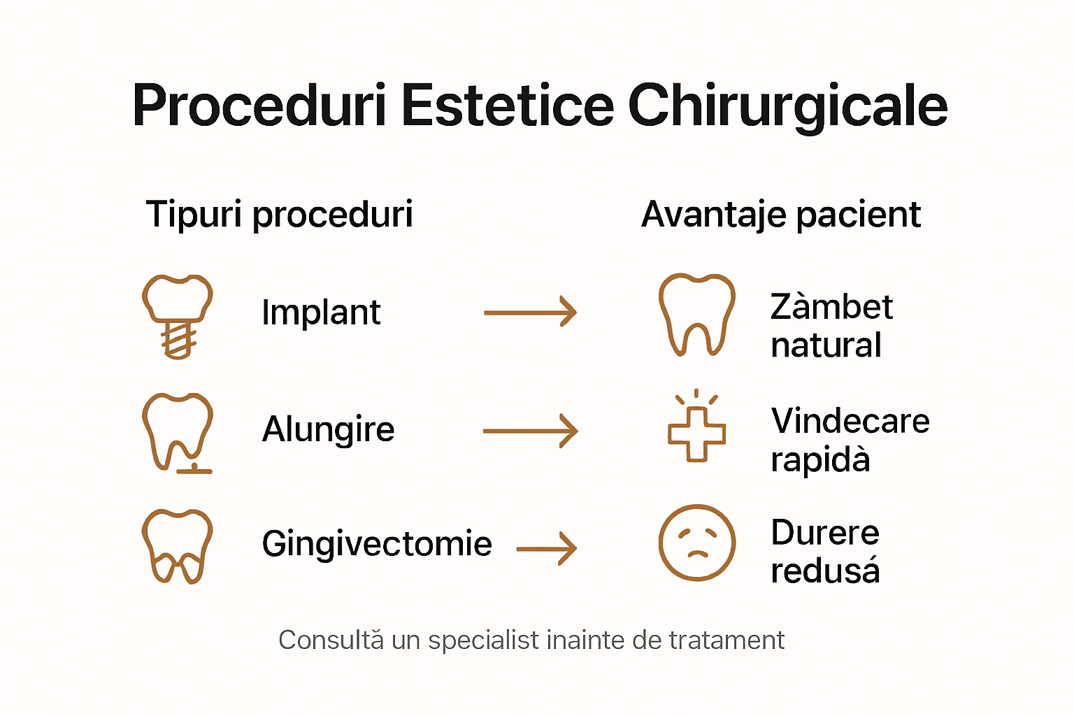 Infografic: Beneficiile procedurilor de estetică dentară