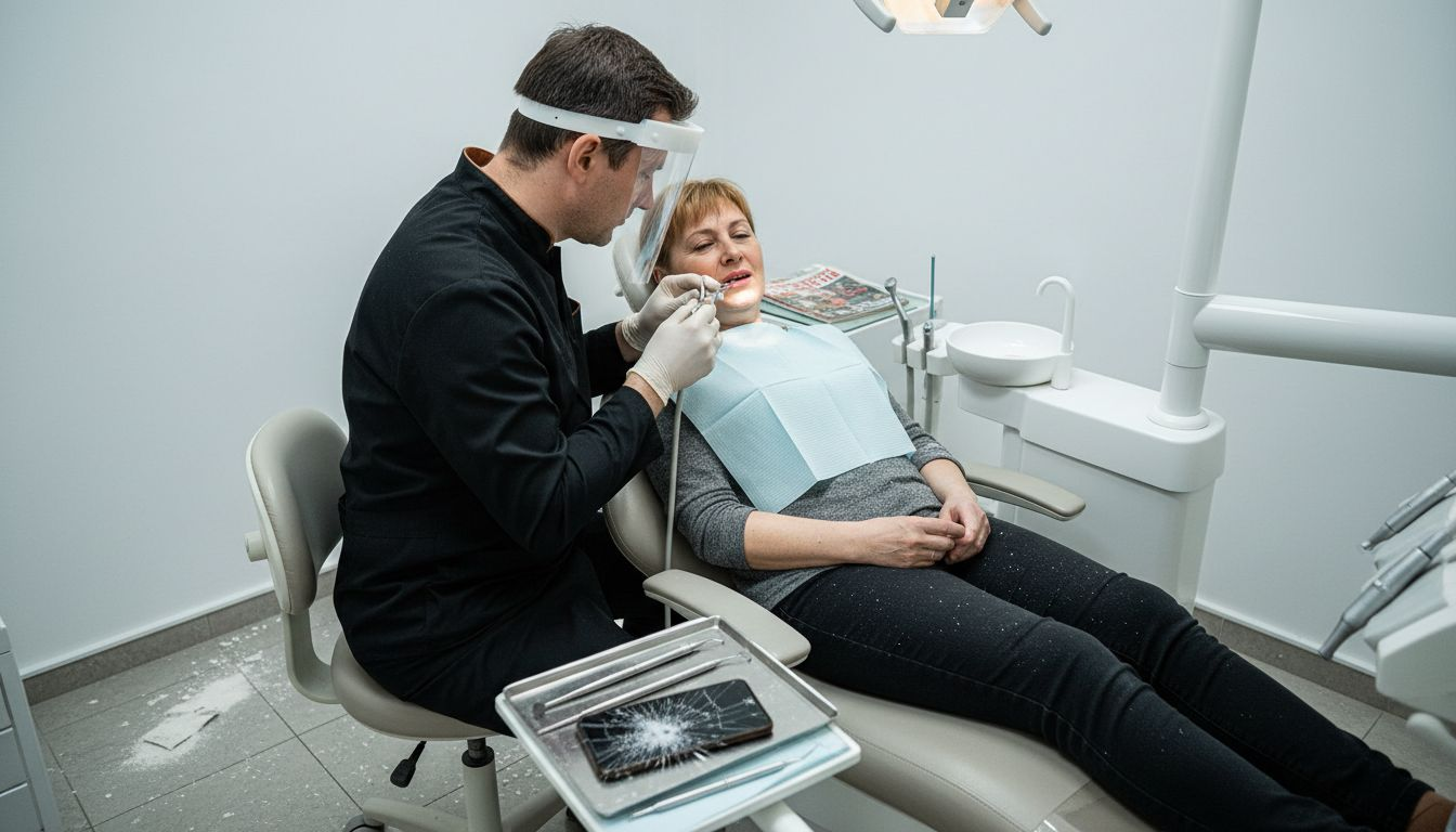 Intervenție stomatologică cu impact minim, realizată direct în cabinet