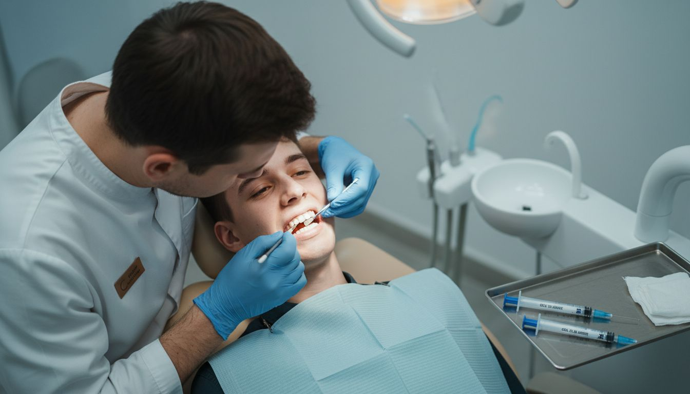 Albirea profesională a dinților cu gel aplicat direct în cabinetul stomatologic