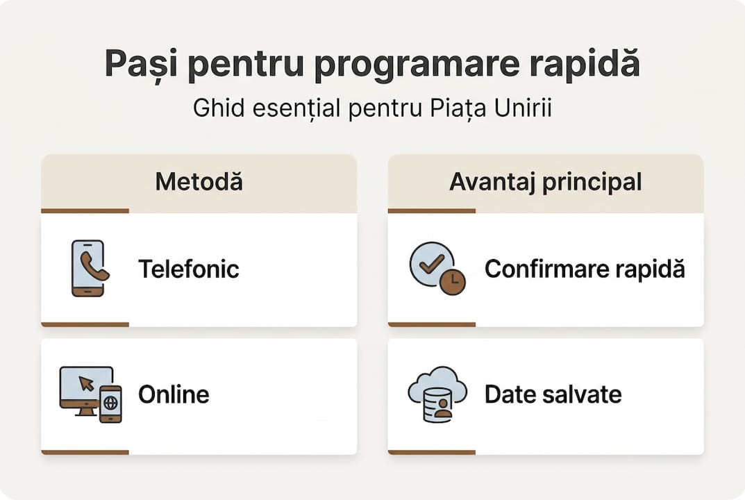 Infografic: Cum îți faci o programare la dentist – etape și beneficii