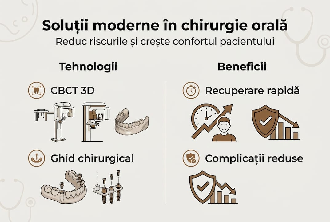 Infografic: cele mai noi tehnologii folosite în chirurgia orală