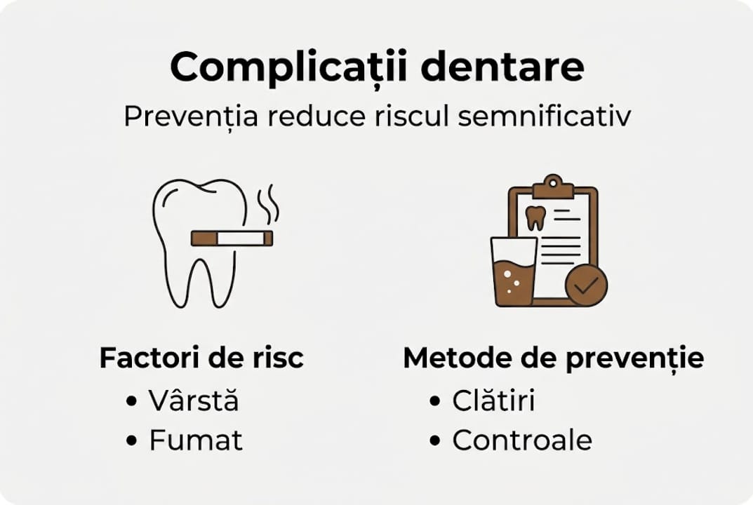 Infografic: Cum să previi complicațiile dentare