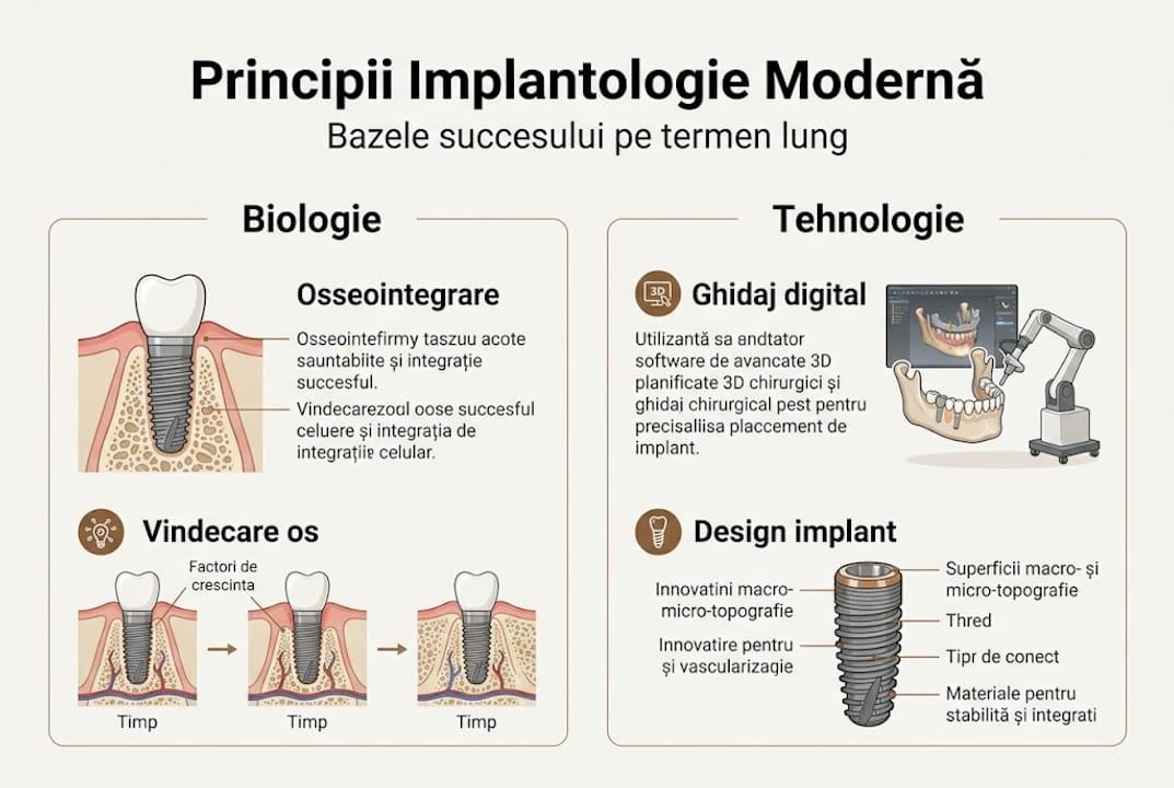 Infografic: cele mai importante principii ale implantologiei moderne