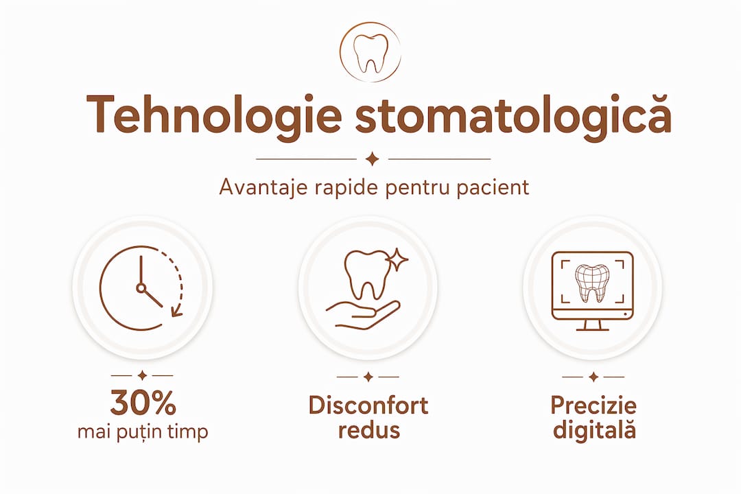 Infografic: cele mai noi tehnologii care îți aduc beneficii la dentist