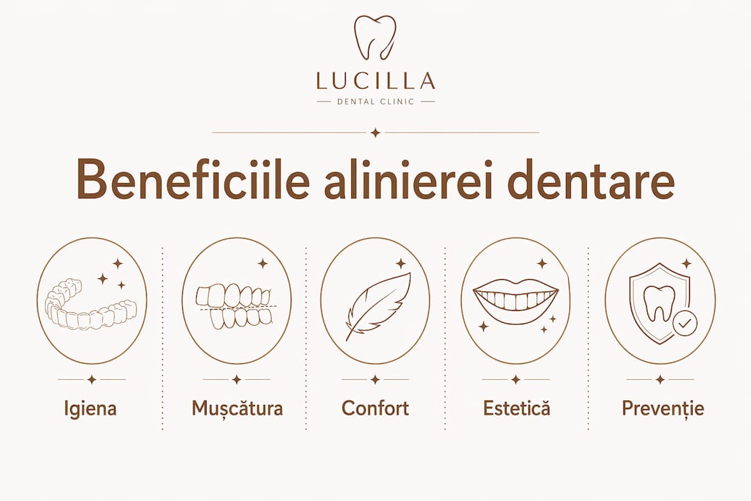 Infografic: De ce e important să ai dinții aliniați – avantaje și beneficii