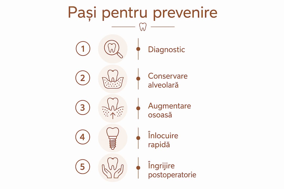 Infografic: Cum poți preveni și trata pierderea masei osoase la nivelul dinților