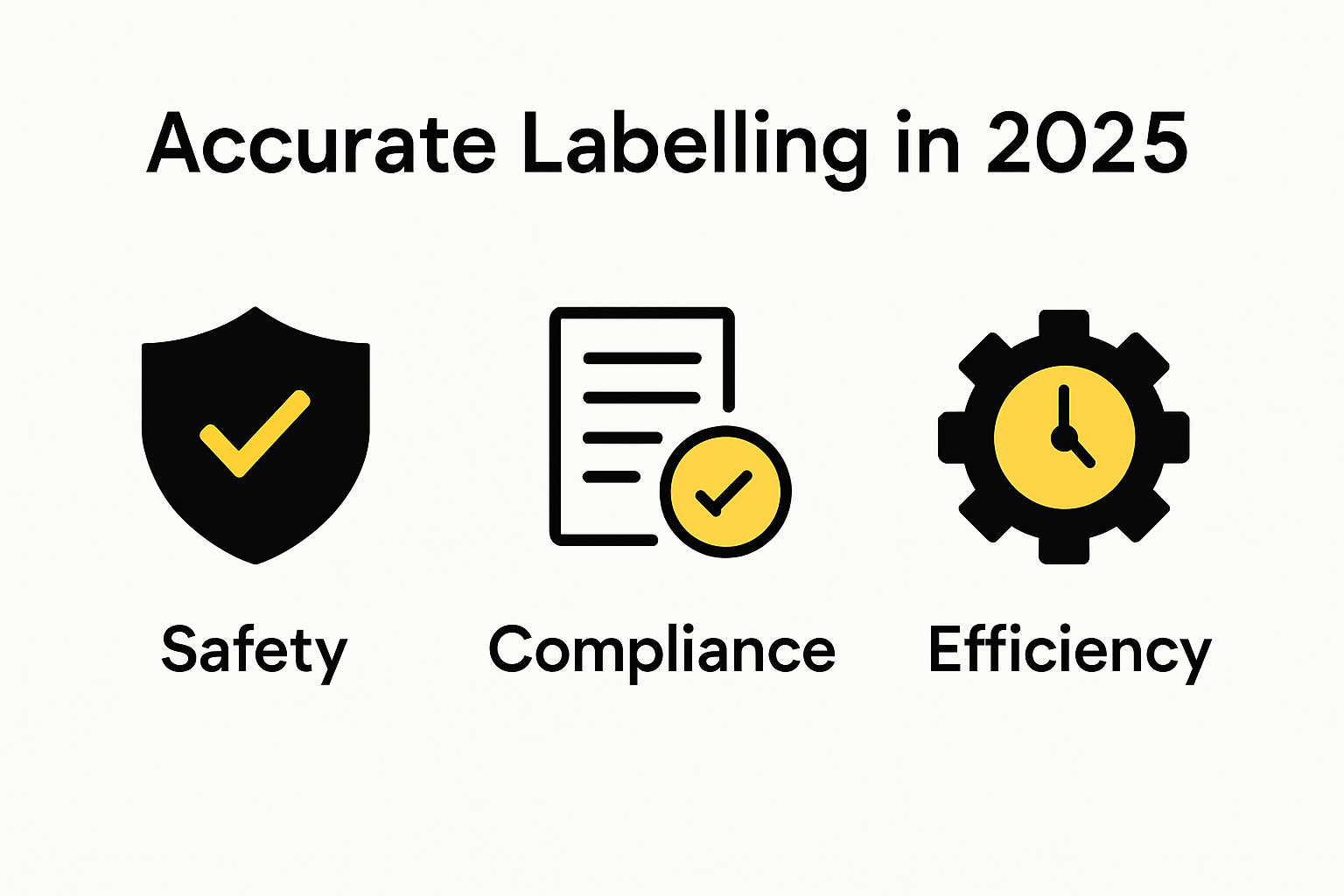 Infographic summarises the importance of labelling in 2025