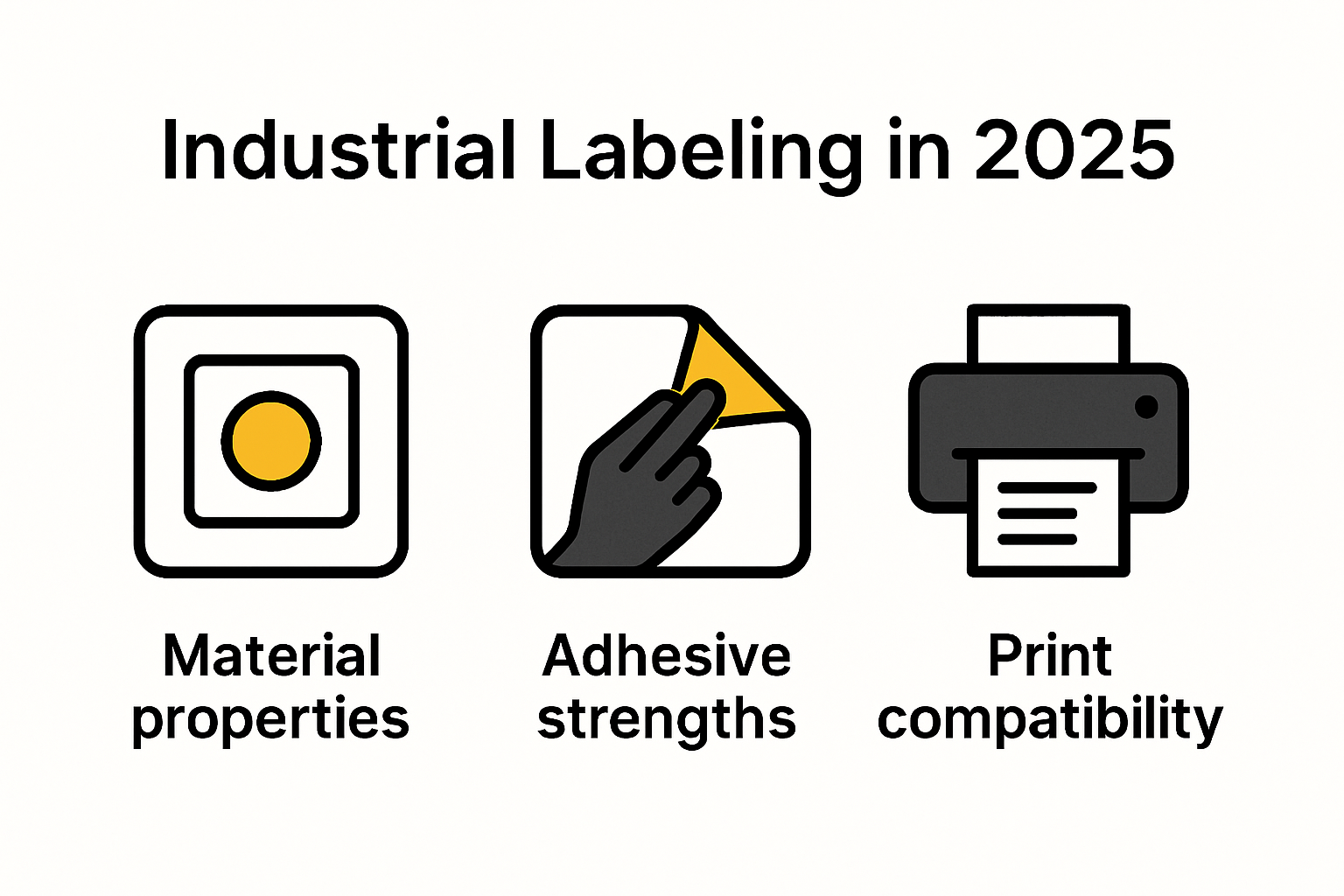 Key factors for choosing efficient labelling materials