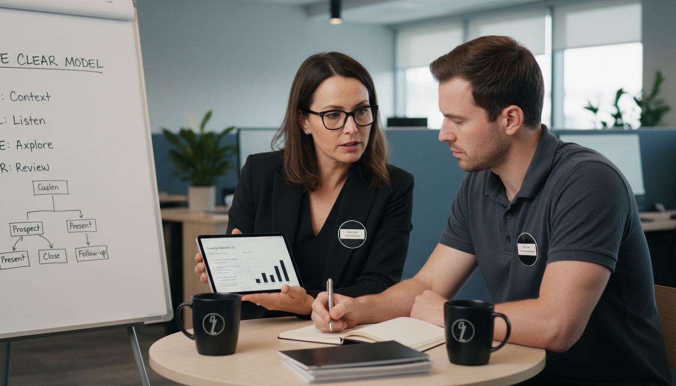 sales coaching session