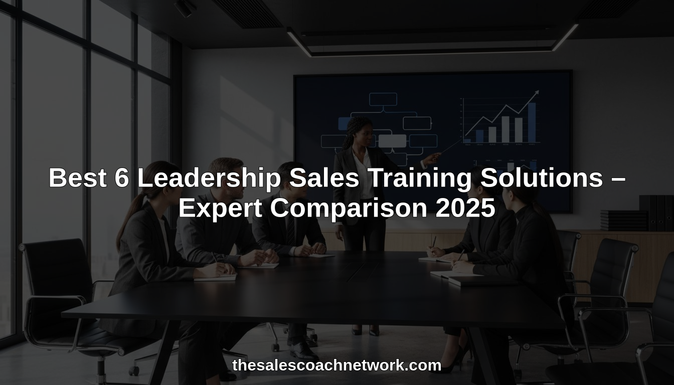 leadership sales training solutions hero header image