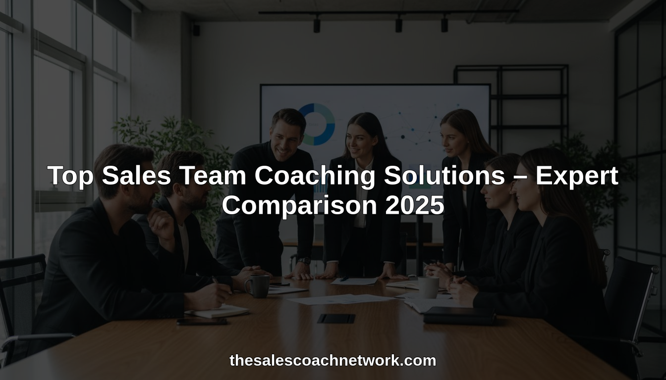 top sales team coaching solutions hero header image