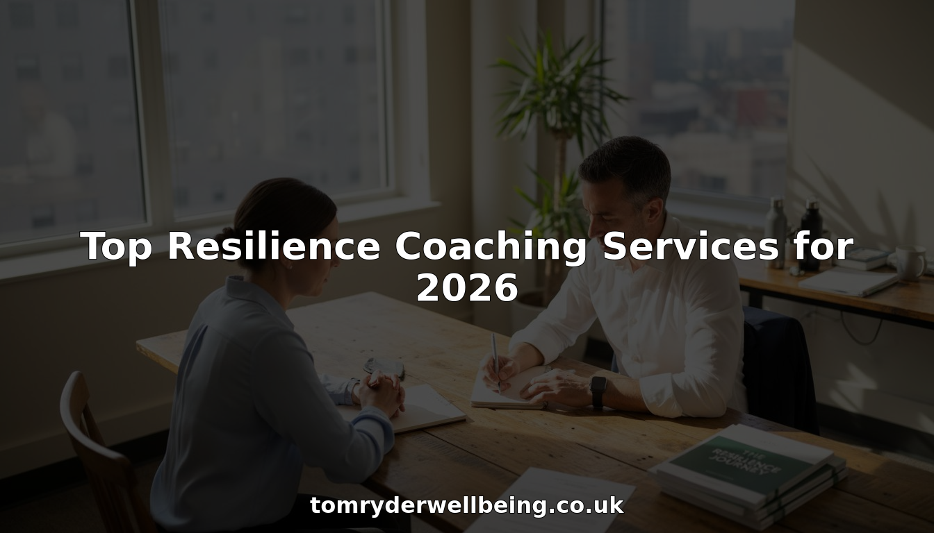 Resilience coach and client in bright office session