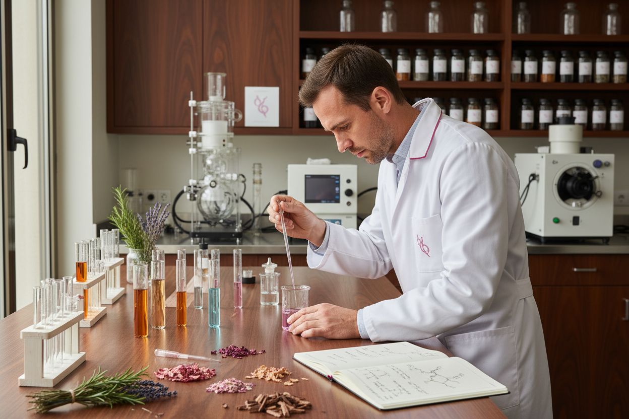 the process of creating perfumes