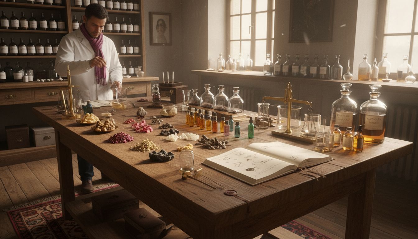 pracownia perfumiarza luksus