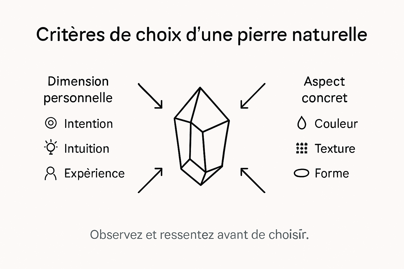 Infographie : les points clés pour bien choisir sa pierre naturelle