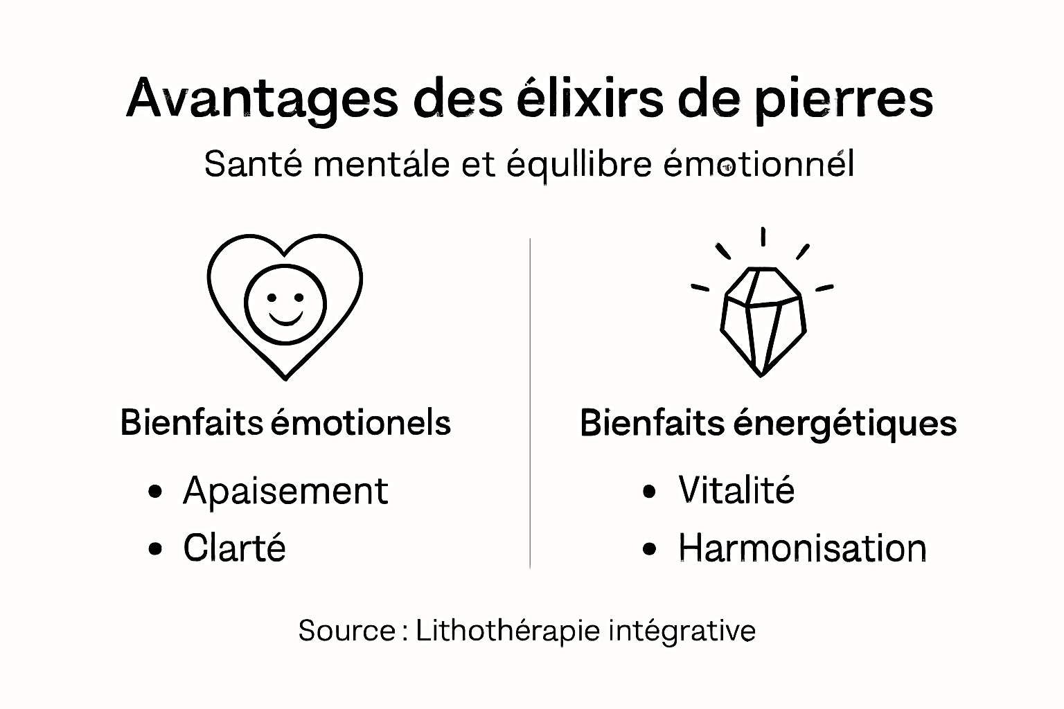 Infographie : les bienfaits des élixirs pour la santé et l'énergie