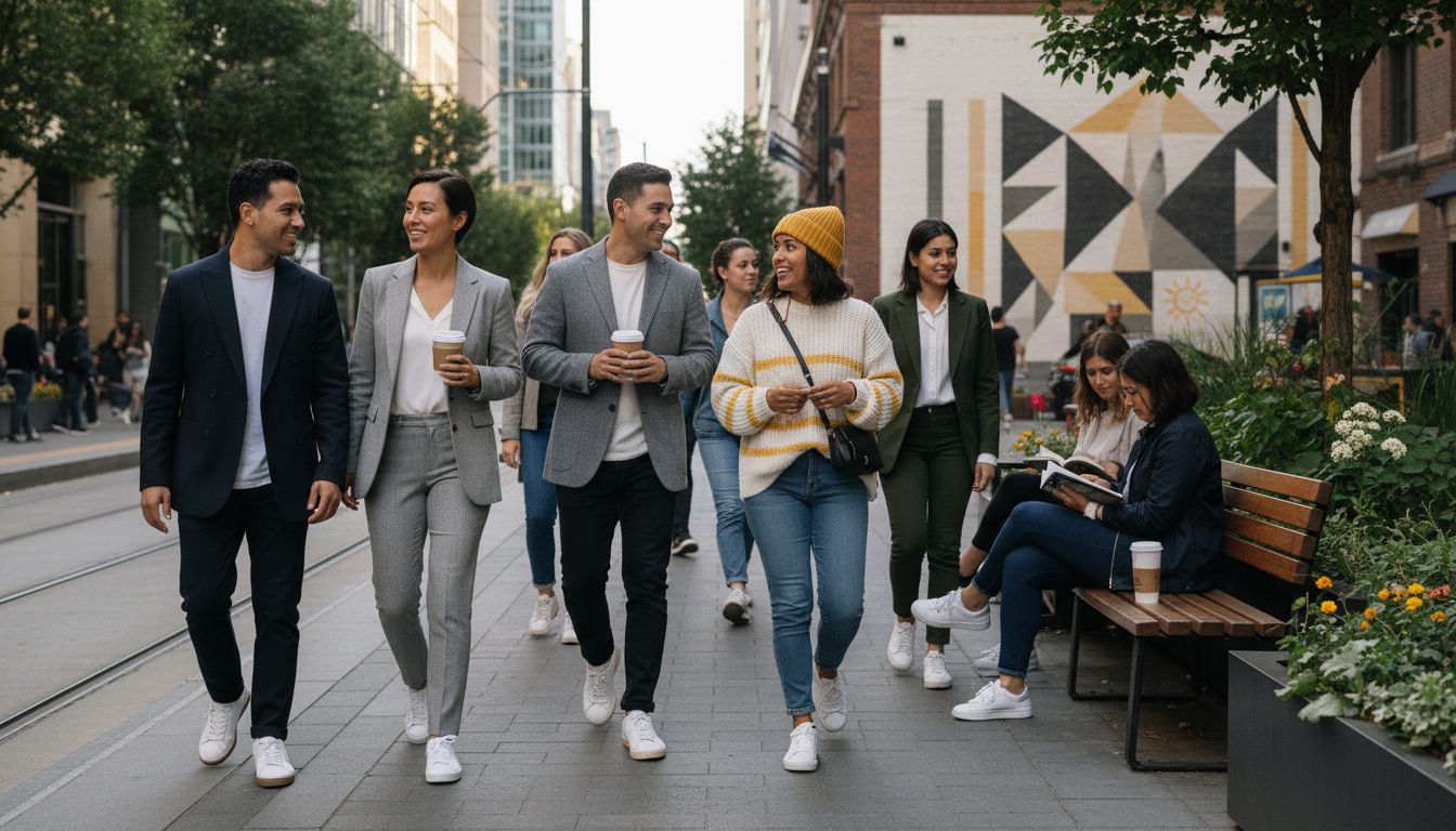 moderne Stadtfashion Alltag