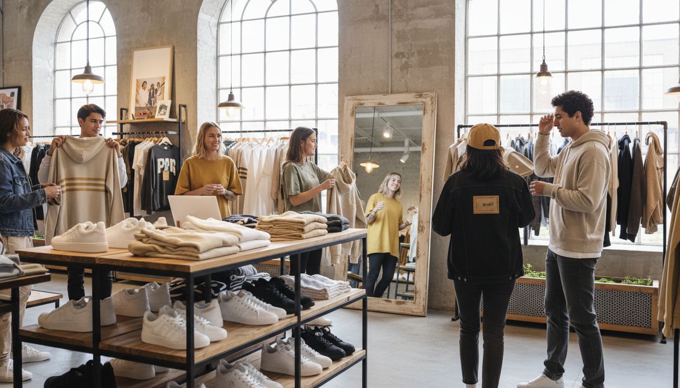 streetwear shop interieur