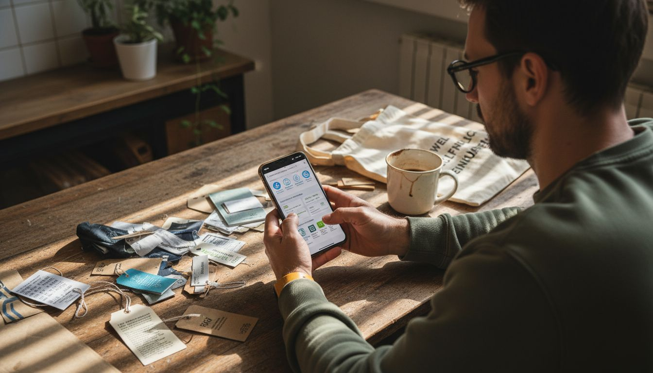 Prüfung von Textilsiegeln und Materialzusammensetzungen