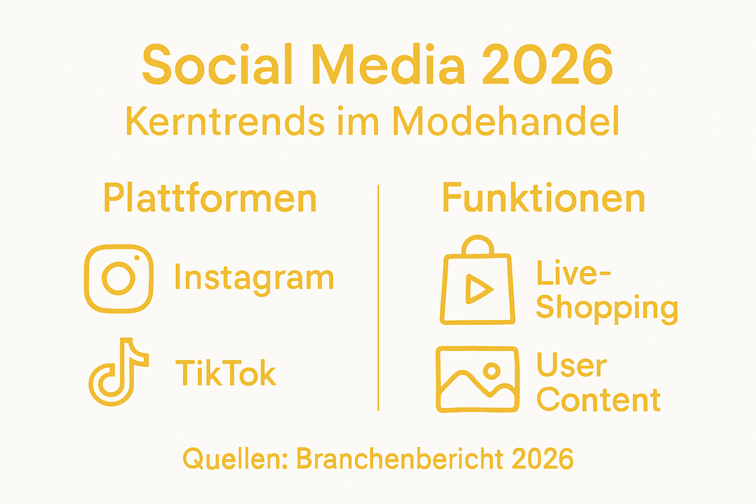 Infografik: Die wichtigsten Social-Media-Trends im Modehandel 2026