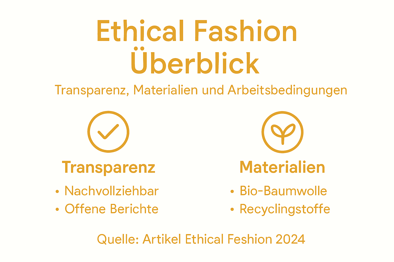 Übersicht: Transparenz und entscheidende Bewertungskriterien auf einen Blick