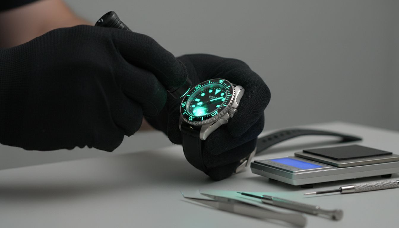 verificación acabados reloj