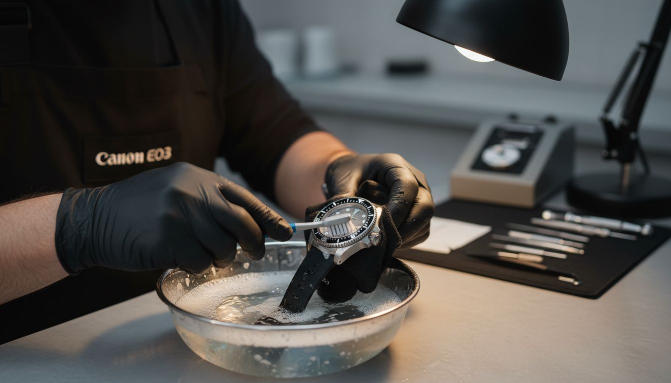 limpieza reloj buceo