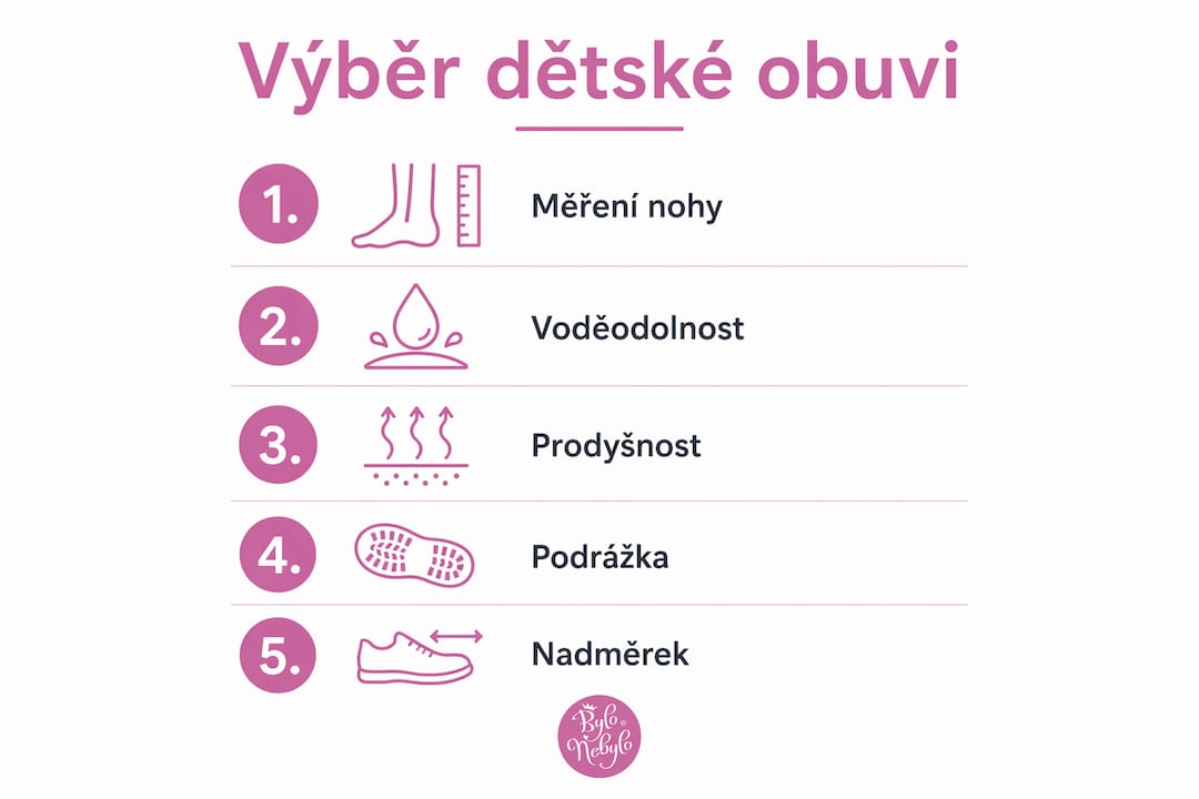 Přehledný průvodce: Jak správně vybrat dětské boty na podzim
