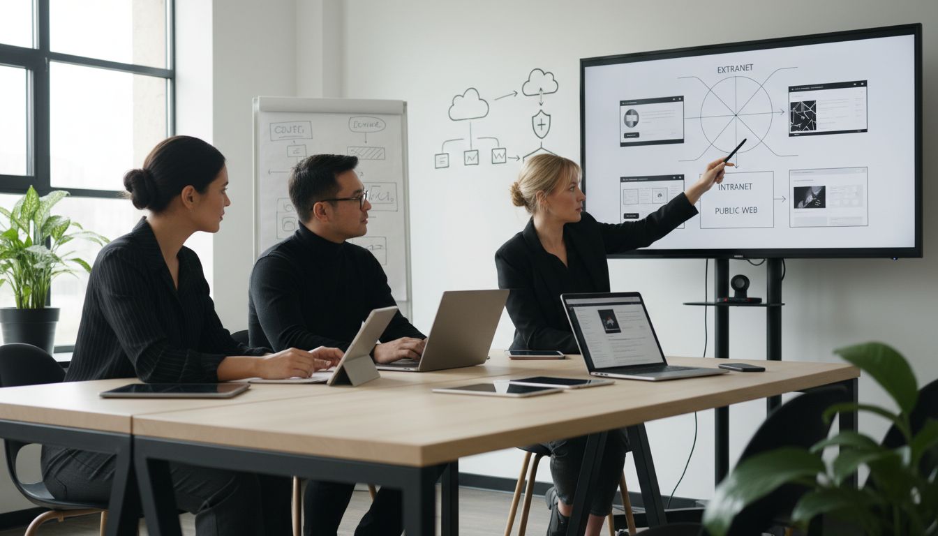 bedrijfsteam website bespreking