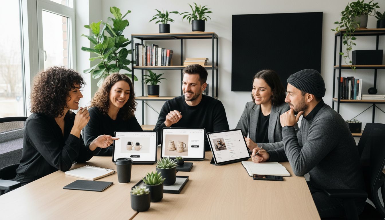 webshop voorbeelden samenwerking