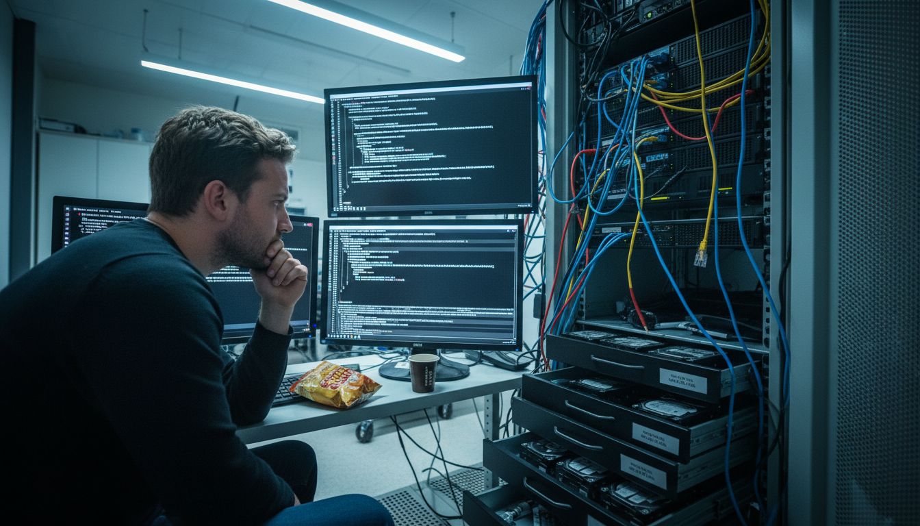 IT-specialist bekijkt de code van een XML-sitemap