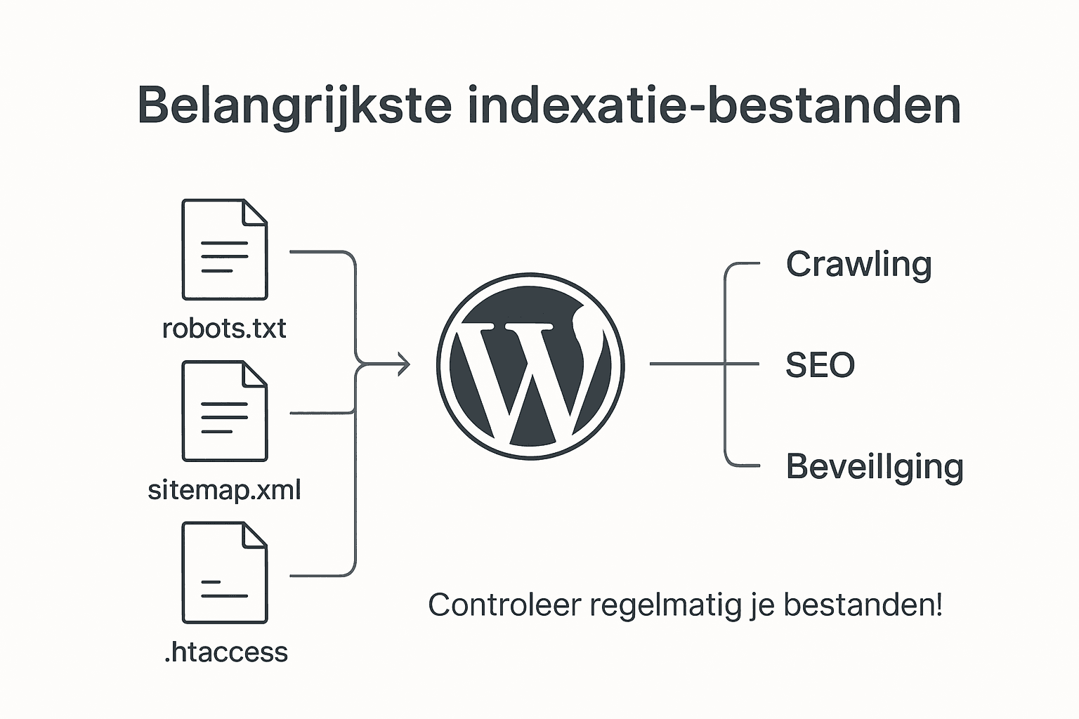Overzicht: Belangrijke WordPress-bestanden en functies voor indexatie