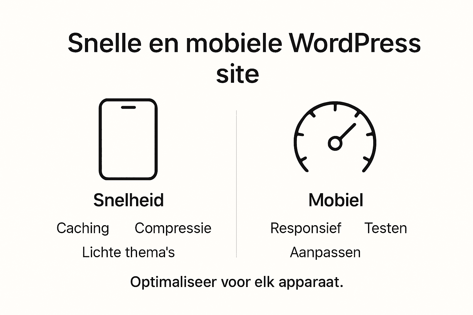 Infographic: Tips om je WordPress-site sneller en mobielvriendelijk te maken
