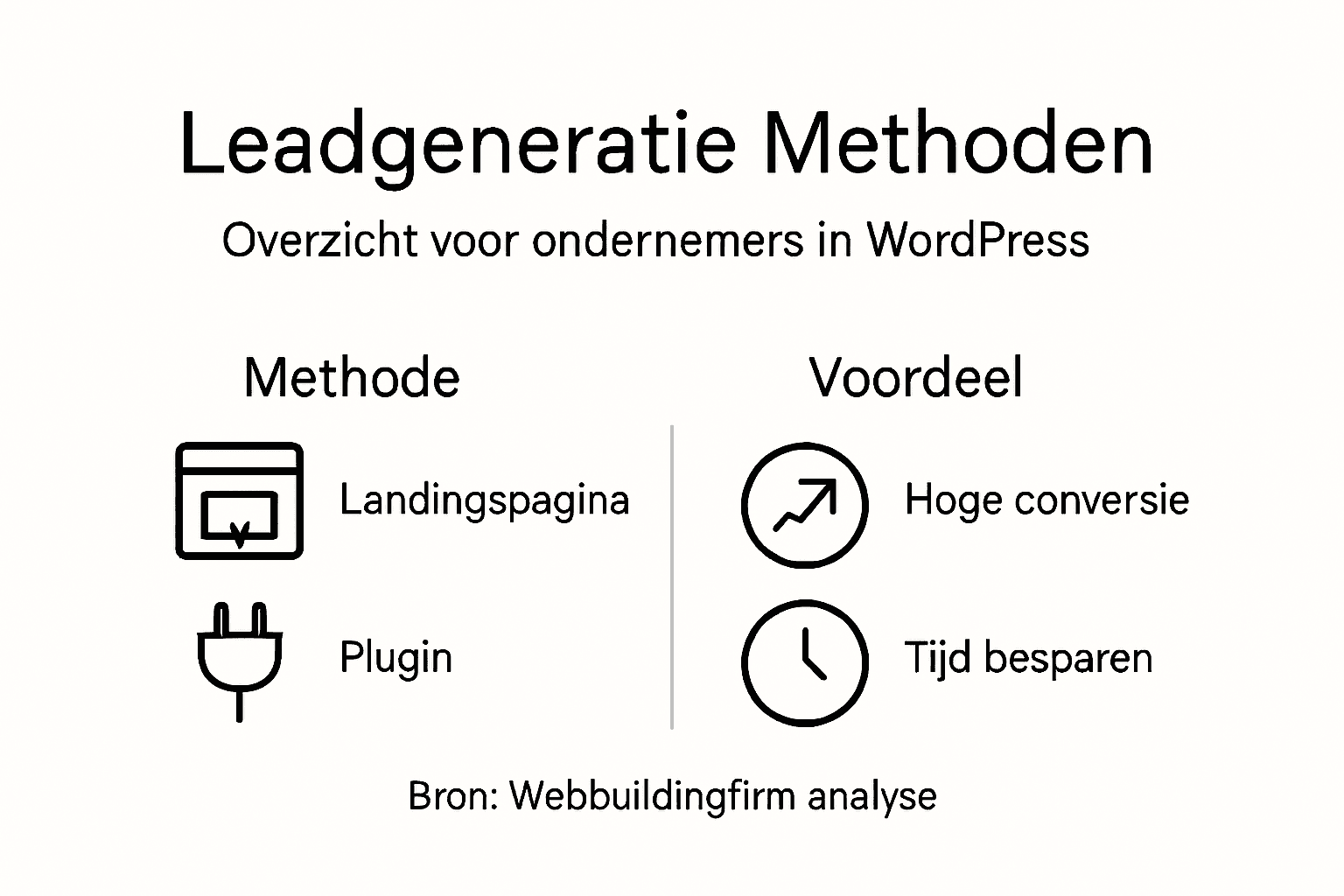 Infographic: effectieve manieren om leads te genereren en de voordelen daarvan