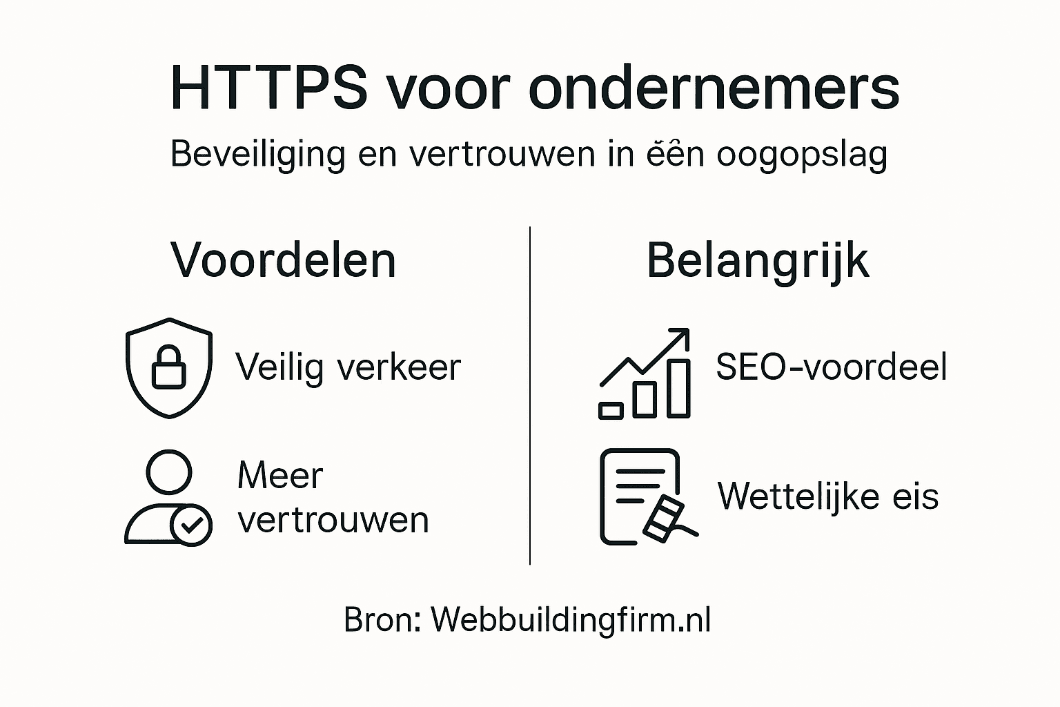 Infographic: waarom HTTPS onmisbaar is voor ondernemers