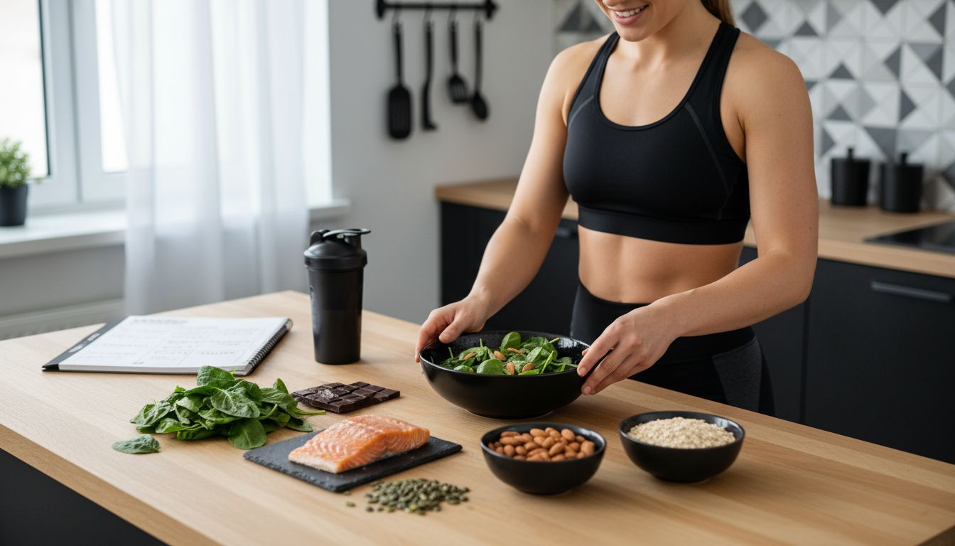 sportowiec posiłek magnez