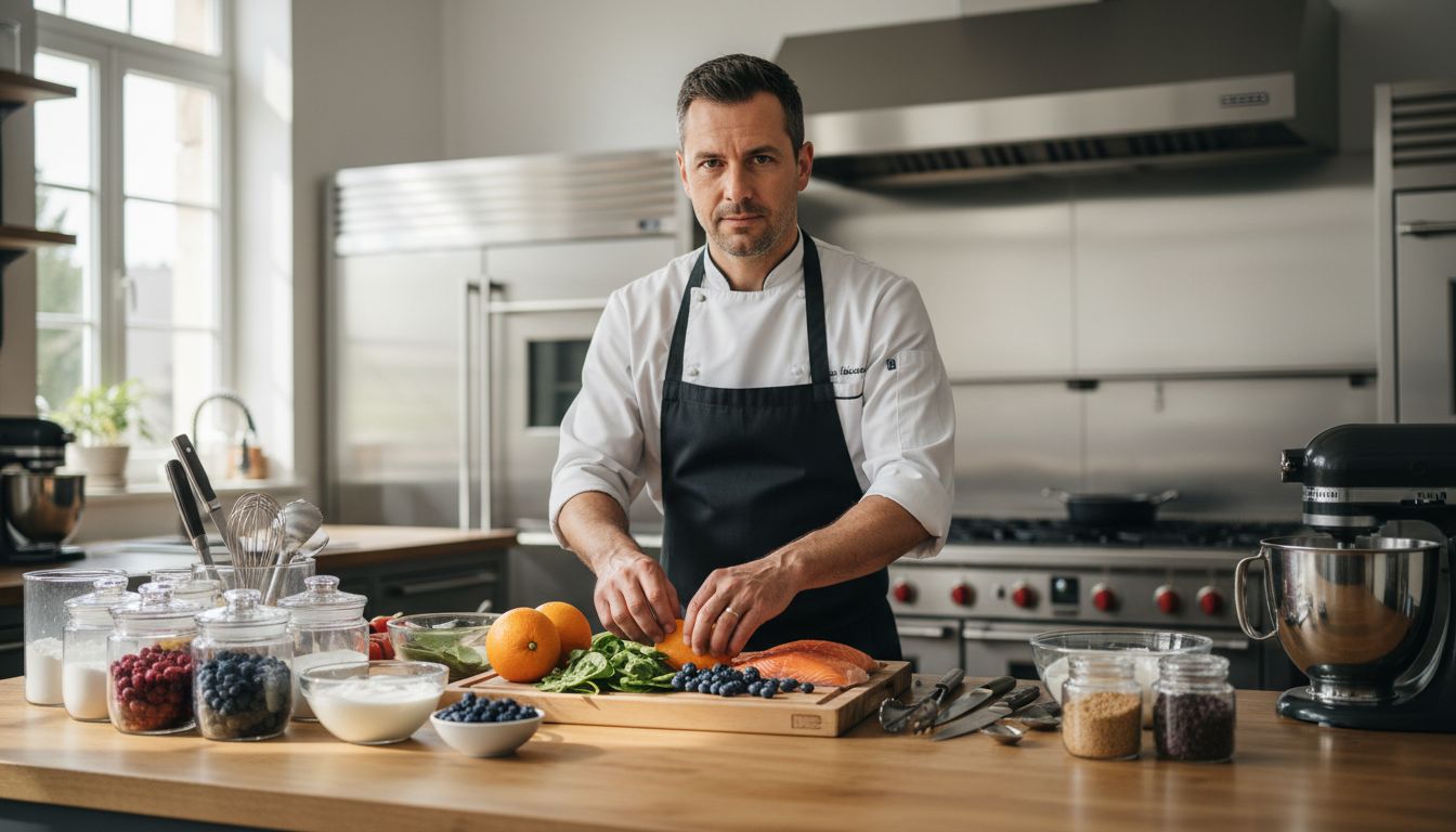 profesjonalny kucharz witaminy