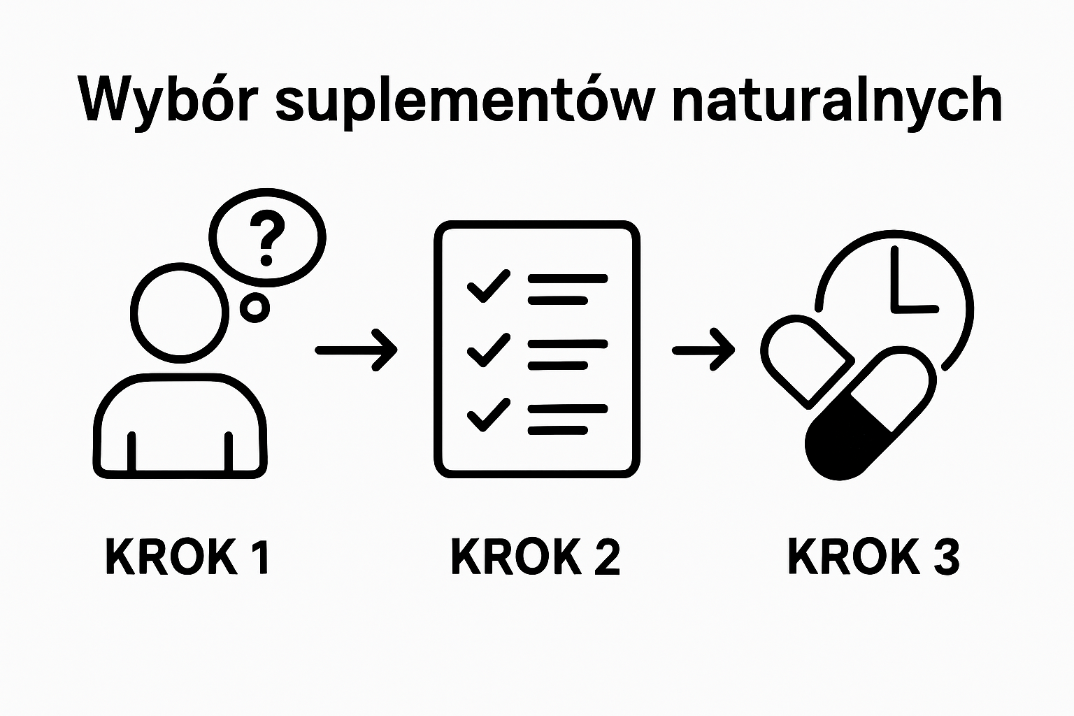 Infografika: Jak mądrze wybrać naturalne suplementy – krok po kroku