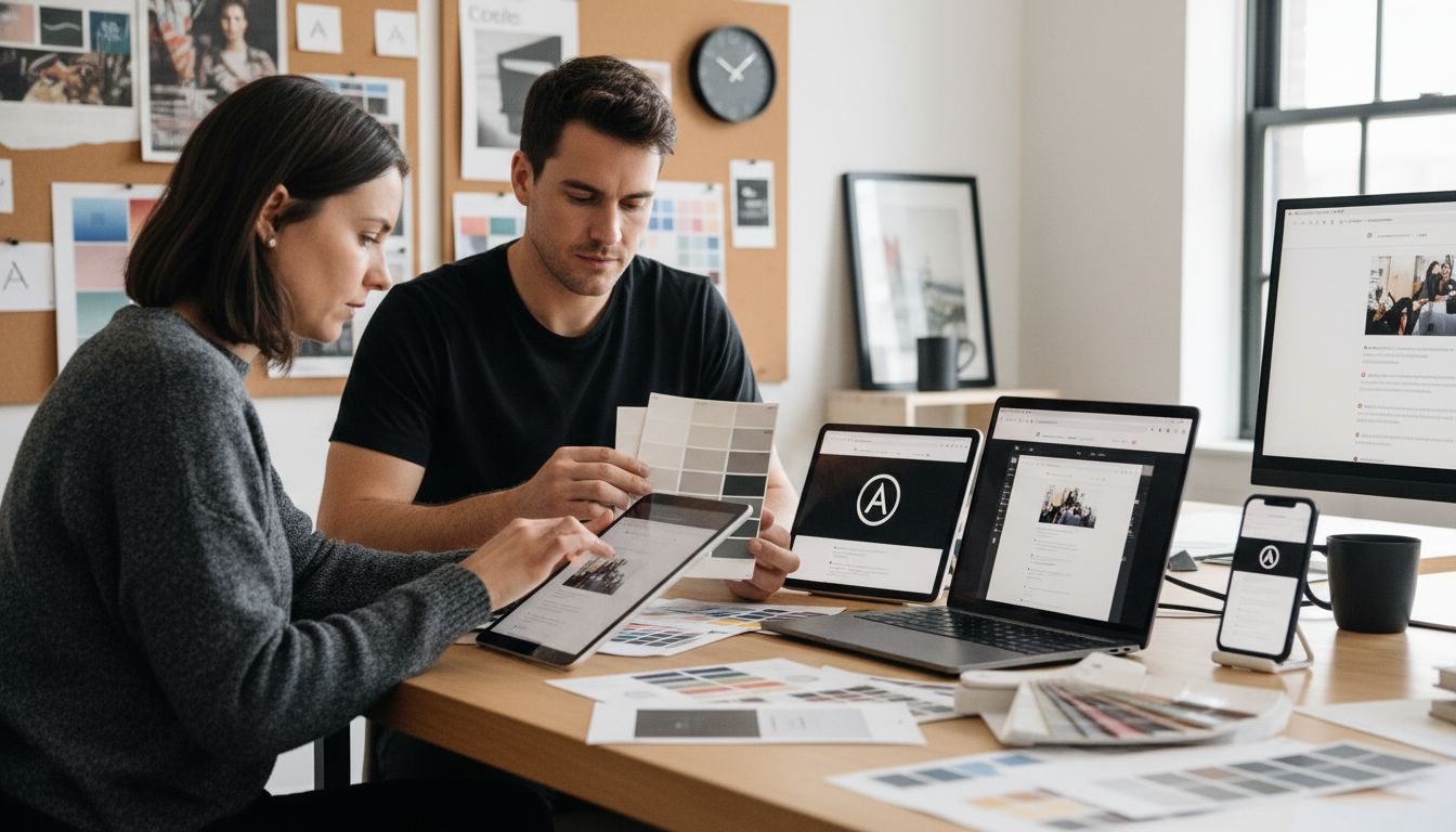 web branding workspace