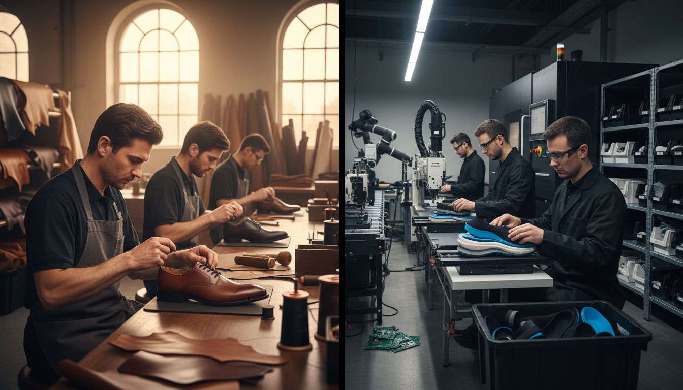 shoe material crafting