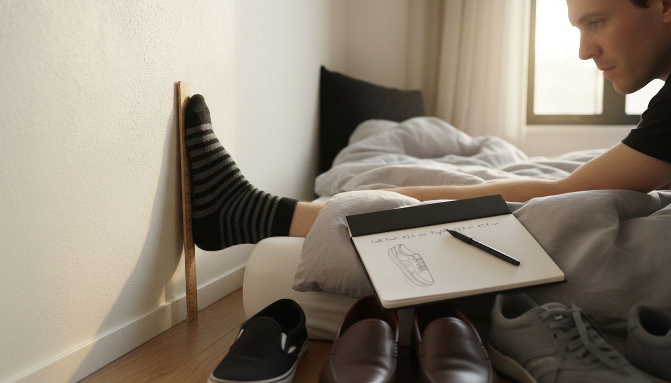 measuring feet accurately