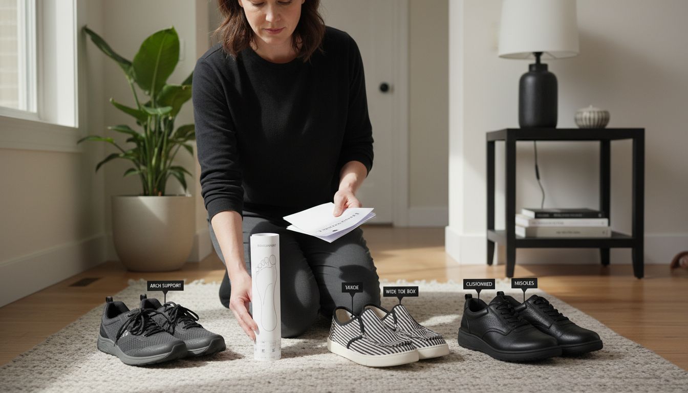 select supportive footwear