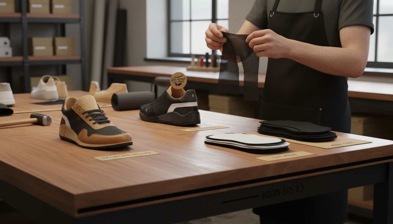 shoe material workstation