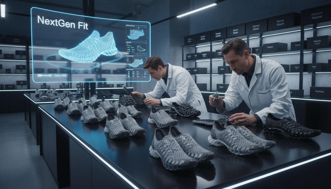 Designers test shoes in modern tech lab