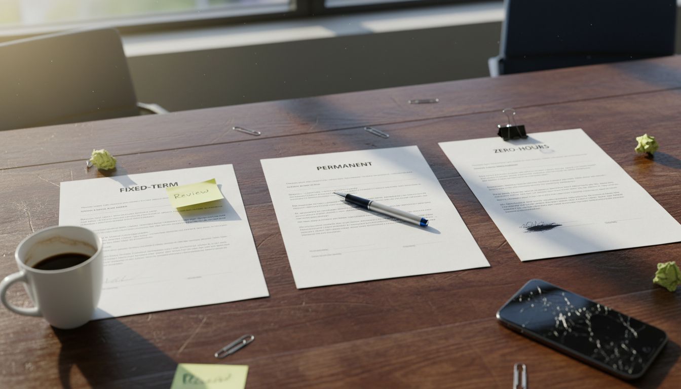 Comparison of UK employment contract types